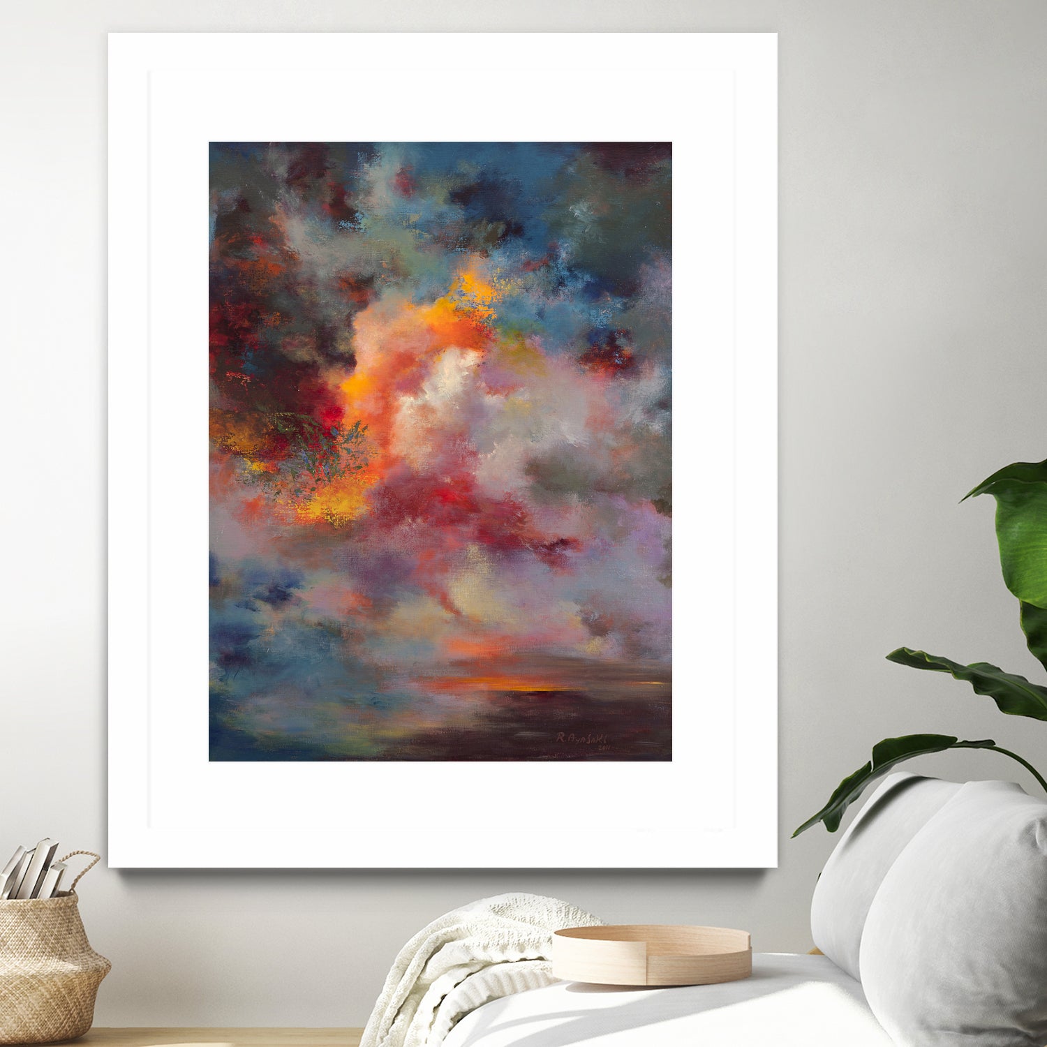 Sunset (#7004) by Rikka Ayasaki on GIANT ART - orange digital painting