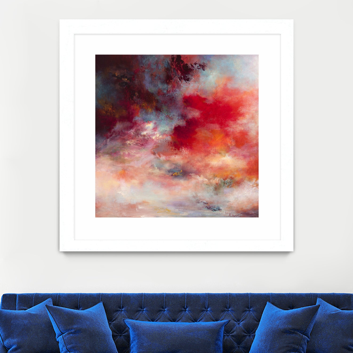 Sunset(# 7003) by Rikka Ayasaki on GIANT ART - red digital painting