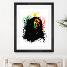 Bob Marley splatter art by sarta . on GIANT ART - white vector illustration