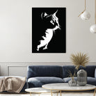 cat silhouette by sarta . on GIANT ART - white vector illustration