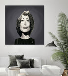 Joan Crawford by Rob Snow on GIANT ART - gray digital painting