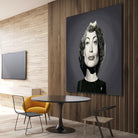 Joan Crawford by Rob Snow on GIANT ART - gray digital painting