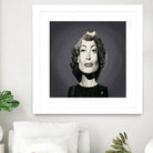 Joan Crawford by Rob Snow on GIANT ART - gray digital painting