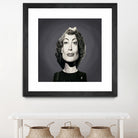 Joan Crawford by Rob Snow on GIANT ART - gray digital painting