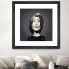 Joan Crawford by Rob Snow on GIANT ART - gray digital painting