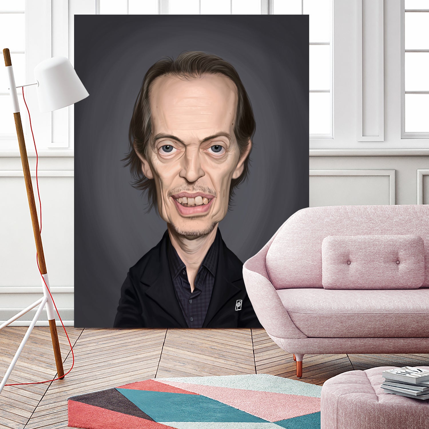 Steve Buscemi by Rob Snow on GIANT ART - brown digital painting