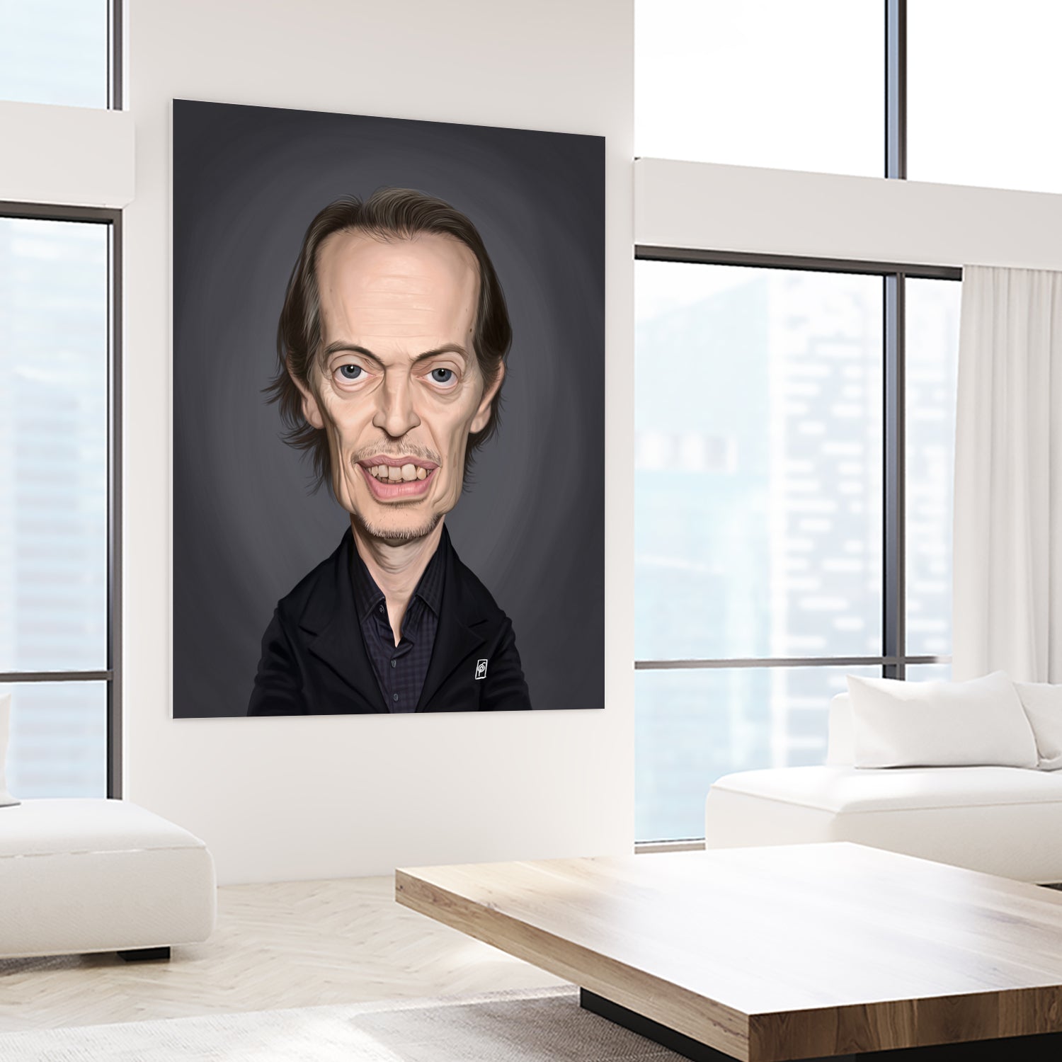 Steve Buscemi by Rob Snow on GIANT ART - brown digital painting