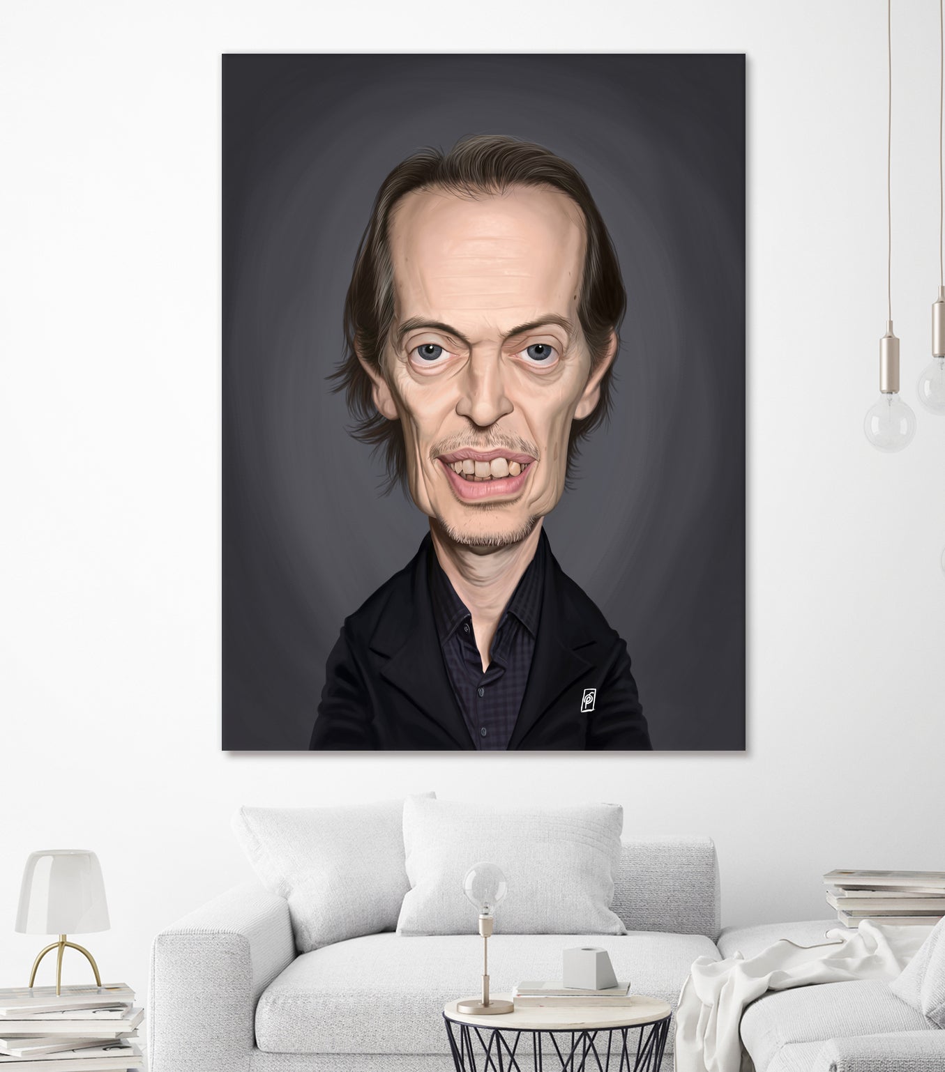 Steve Buscemi by Rob Snow on GIANT ART - brown digital painting