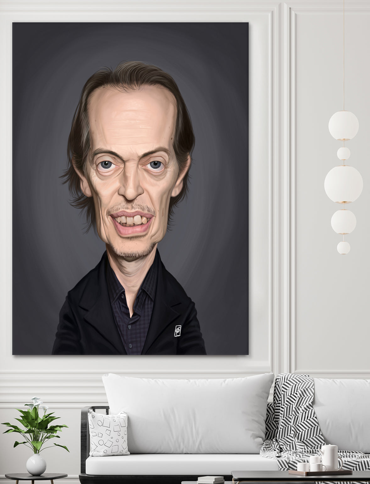 Steve Buscemi by Rob Snow on GIANT ART - brown digital painting