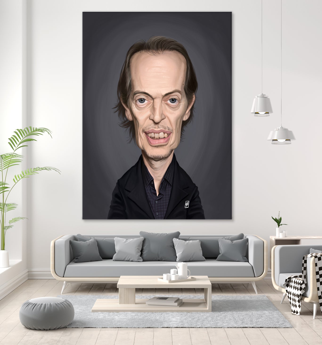 Steve Buscemi by Rob Snow on GIANT ART - brown digital painting