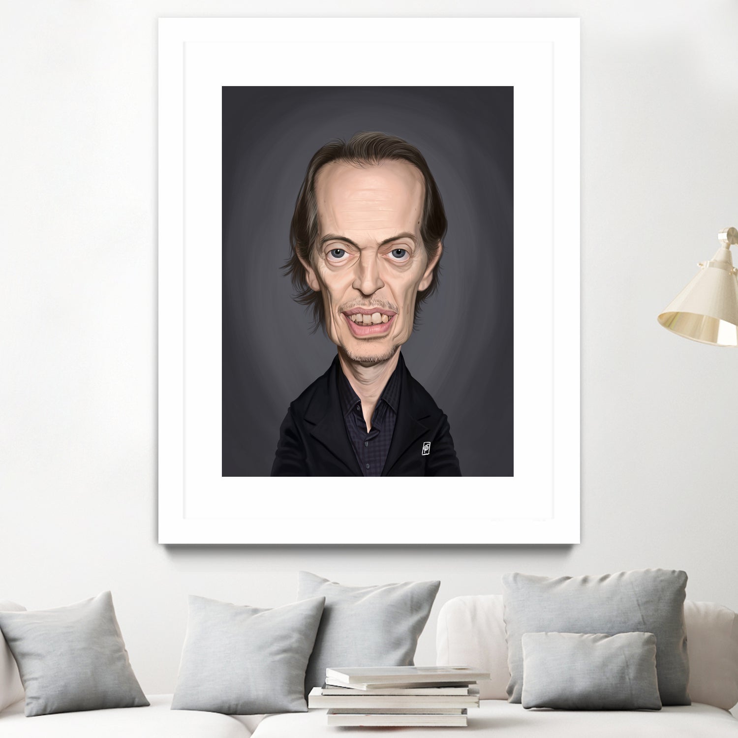 Steve Buscemi by Rob Snow on GIANT ART - brown digital painting