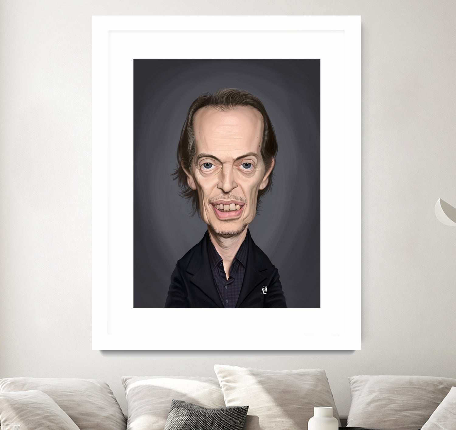 Steve Buscemi by Rob Snow on GIANT ART - brown digital painting