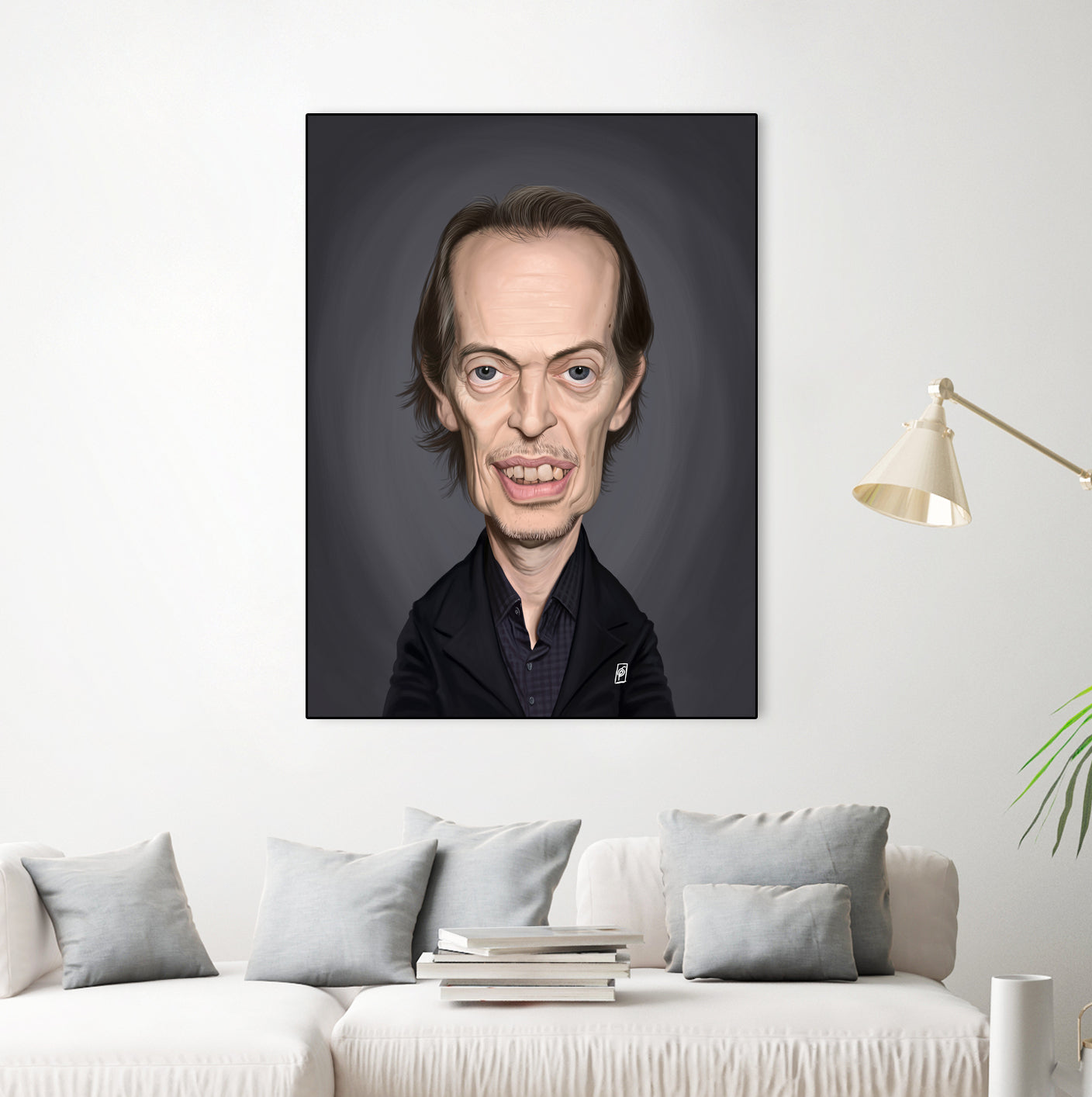 Steve Buscemi by Rob Snow on GIANT ART - brown digital painting