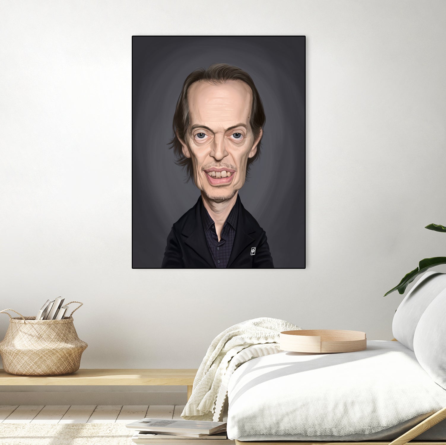 Steve Buscemi by Rob Snow on GIANT ART - brown digital painting