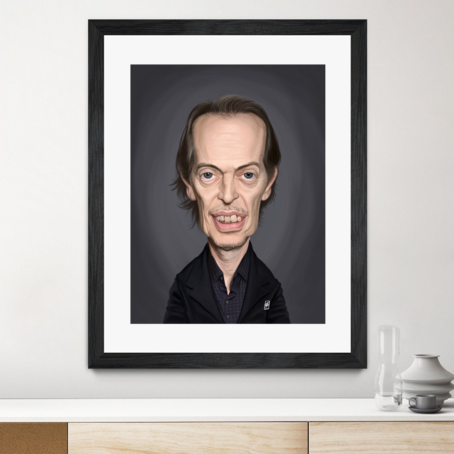 Steve Buscemi by Rob Snow on GIANT ART - brown digital painting