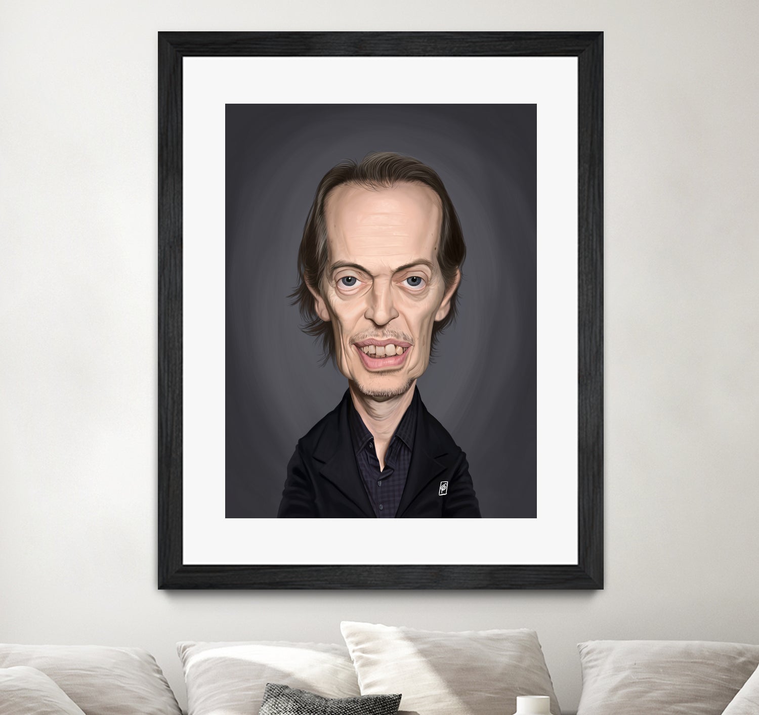 Steve Buscemi by Rob Snow on GIANT ART - brown digital painting