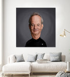 Bill Murray by Rob Snow on GIANT ART - black digital painting