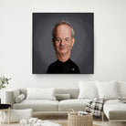 Bill Murray by Rob Snow on GIANT ART - black digital painting