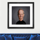 Bill Murray by Rob Snow on GIANT ART - black digital painting