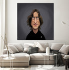 John Lennon by Rob Snow on GIANT ART - black digital painting