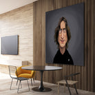 John Lennon by Rob Snow on GIANT ART - black digital painting