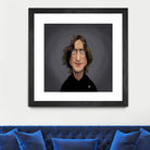 John Lennon by Rob Snow on GIANT ART - black digital painting