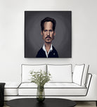 Johnny Depp by Rob Snow on GIANT ART - black digital painting