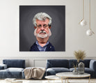 George Lucas by Rob Snow on GIANT ART - blue digital painting