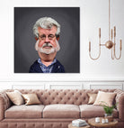 George Lucas by Rob Snow on GIANT ART - blue digital painting