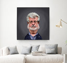 George Lucas by Rob Snow on GIANT ART - blue digital painting