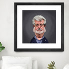 George Lucas by Rob Snow on GIANT ART - blue digital painting