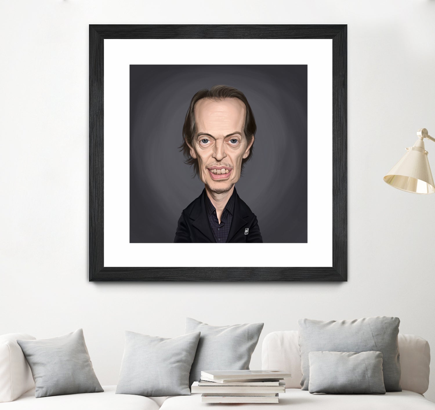 Steve Buscemi by Rob Snow on GIANT ART - brown digital painting