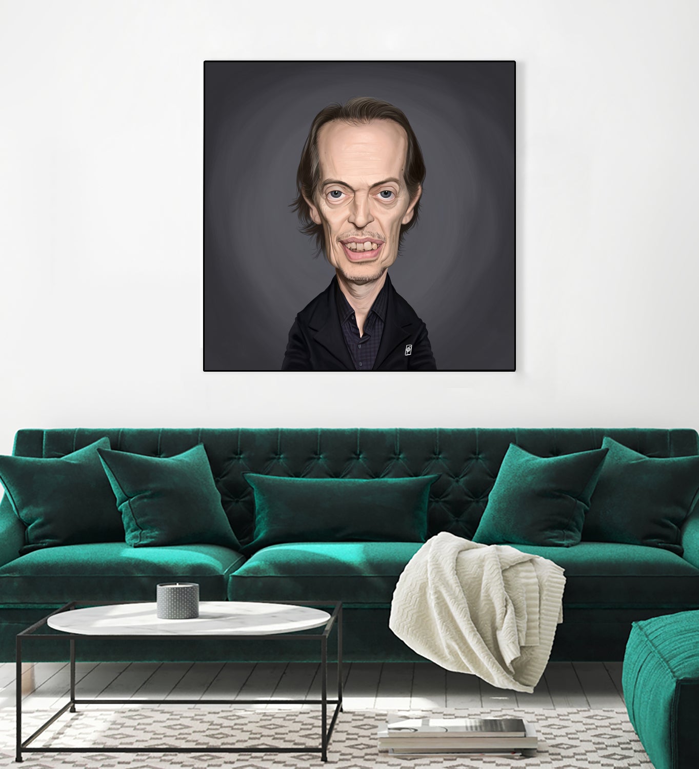 Steve Buscemi by Rob Snow on GIANT ART - brown digital painting