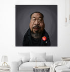 Ai WeiWei by Rob Snow on GIANT ART - black digital painting