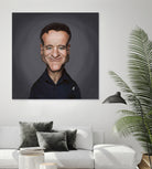 Robin Williams by Rob Snow on GIANT ART - brown digital painting