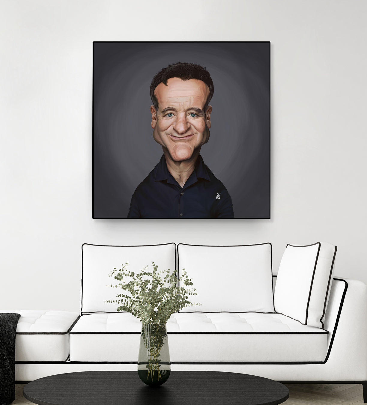 Robin Williams by Rob Snow on GIANT ART - brown digital painting