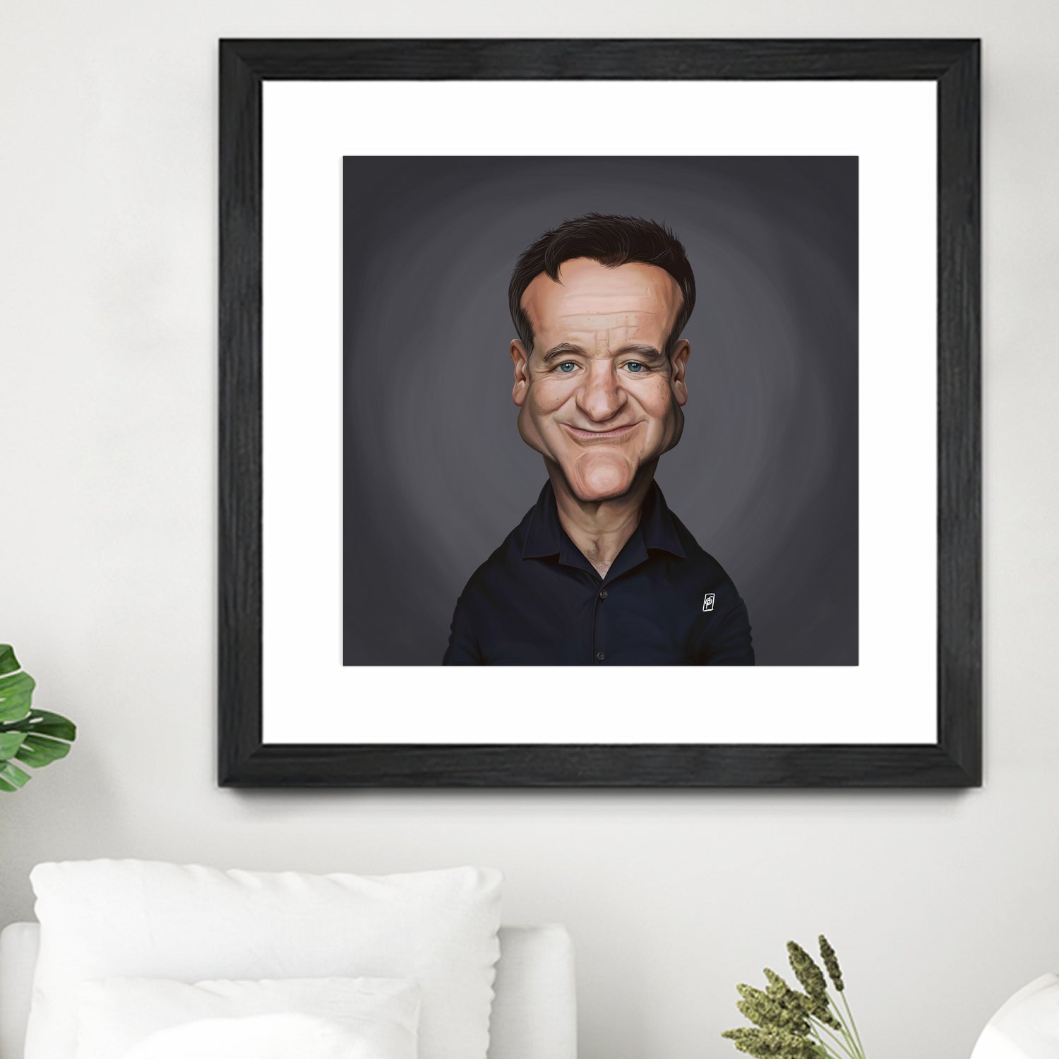 Robin Williams by Rob Snow on GIANT ART - brown digital painting