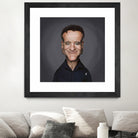 Robin Williams by Rob Snow on GIANT ART - brown digital painting