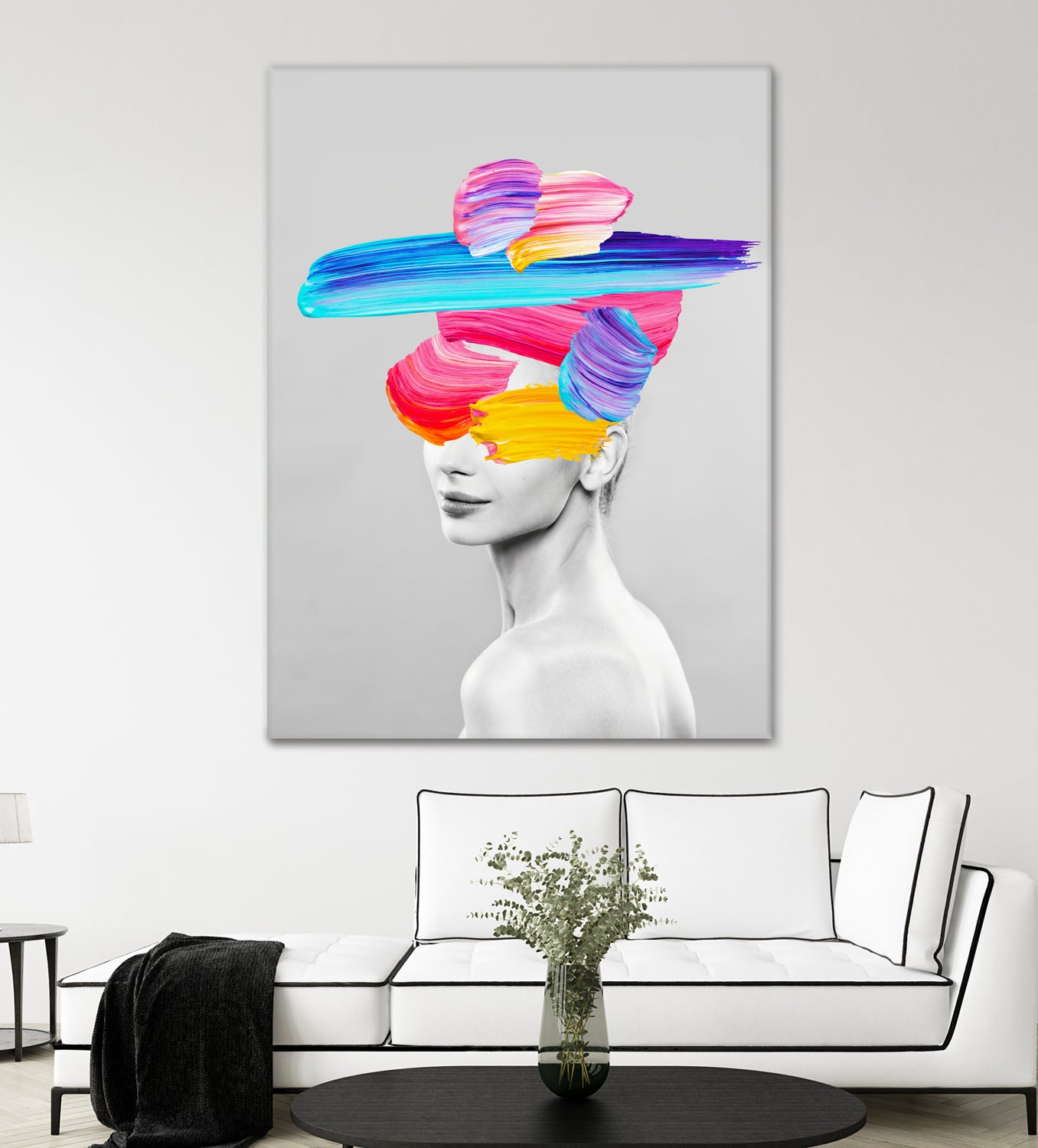 Beauty In Colors I by Juan Fonrodona on GIANT ART - gray mixed media