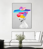 Beauty In Colors I by Juan Fonrodona on GIANT ART - gray mixed media