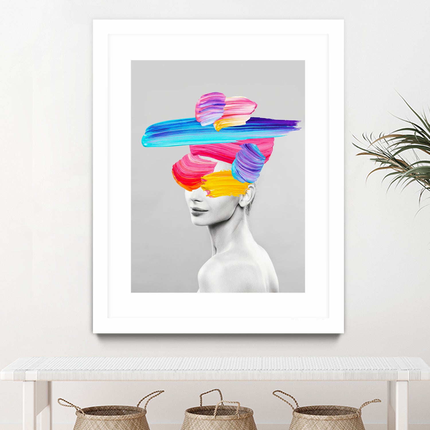 Beauty In Colors I by Juan Fonrodona on GIANT ART - gray mixed media