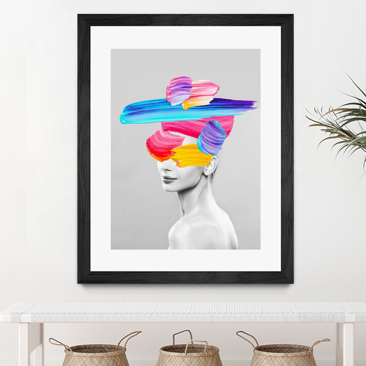 Beauty In Colors I by Juan Fonrodona on GIANT ART - gray mixed media