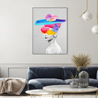 Beauty In Colors I by Juan Fonrodona on GIANT ART - gray mixed media