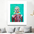 mozart by Diego Manuel Rodriguez on GIANT ART - green mixed media