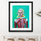 mozart by Diego Manuel Rodriguez on GIANT ART - green mixed media