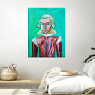 mozart by Diego Manuel Rodriguez on GIANT ART - green mixed media