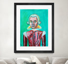 mozart by Diego Manuel Rodriguez on GIANT ART - green mixed media