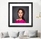 Angelina Jolie by Rob Snow on GIANT ART - red digital painting