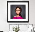 Angelina Jolie by Rob Snow on GIANT ART - red digital painting