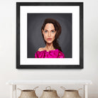 Angelina Jolie by Rob Snow on GIANT ART - red digital painting